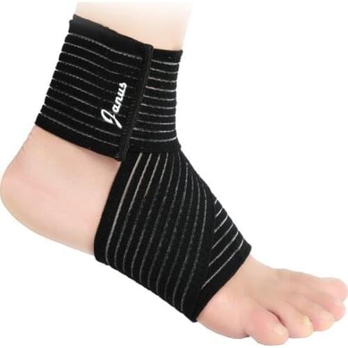 JA220 Ankle Support Adjustable Flexible Elasticity Belt Bandage Protection Ankhs Sports Protective Gear New Black Free Shipping