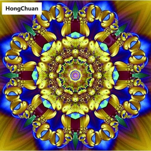 Full square round diamond painting cross stitch religious mandala 5D DIY rhinestone mosaic embroidery New Year Christmas gift