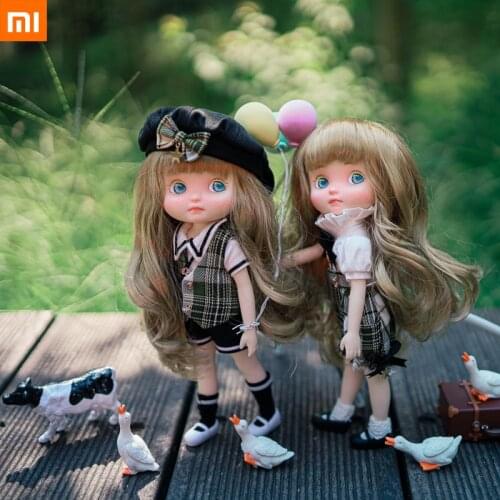 Xiaomi Monst Savage Baby Rubber Doll Height 20 Cm Cabinet Exquisite Childlike Cute Princess Gift Toy 6 Styles