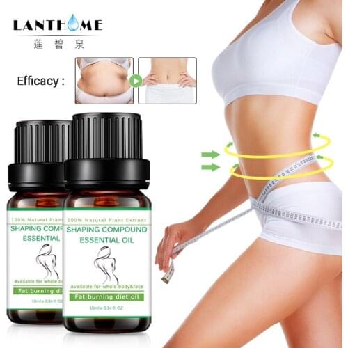 LANTHOME Slimming Cellulite Massage Essential Oil Promote Fat Burn Thin Waist Stovepipe Body Firming Skin Treatment Lift Beauty