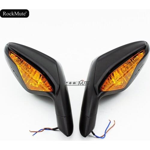 Motorcycle Rear View Mirror Turn Signal Side Rearvie with Indicator For MV Agusta F3 800/675 2012 2013 2014 2015 2016 2017 2018