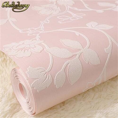 Beibehang luxury Leaf wallpaper for walls 3 d Non-woven Papel Parede Mural Wallpapers Roll Wall Paper 3D flooring papier peint