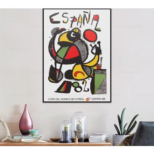 Football World Cup 1982 Poster Spain 82 Pictures World Champions Wall Art Canvas Prints Home Decoration For Office Living Room