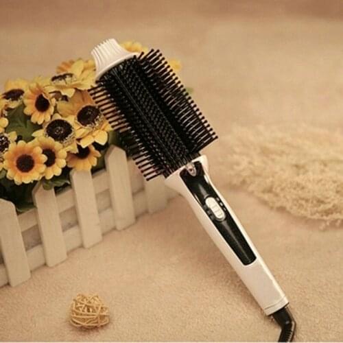 Variety shape anti-scalding comb inner buckle straight volume dual-purpose hair straightener practical portable electric hair co