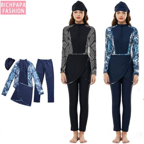 Muslim Swimwear Burkini Islam Swimsuit Bikini Beachwear Modest Swimwear Plus Size