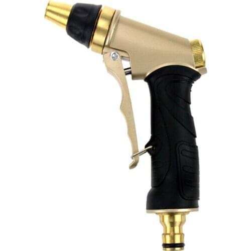Garden High Pressure Hose Nozzl Upgrade Car Wash Sprayer Zinc Alloy Garden Spray Watering Water Gun for Outdoor Gardening Tool