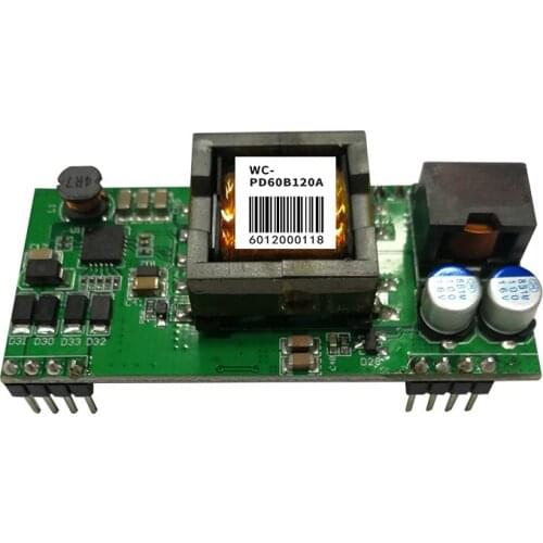 Comply with IEEE802.3 Bt Standard, Support Gigabit and 10 Gigabit, Isolated PoE Module, PD Receiving End, High Power