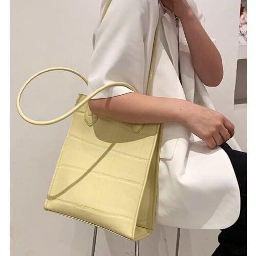 Summer Simple Texture Big Bag 2021 Fashion Handbag Female Bag Large Capacity Shoulder Bag Purses and Handbags Luxury Designer