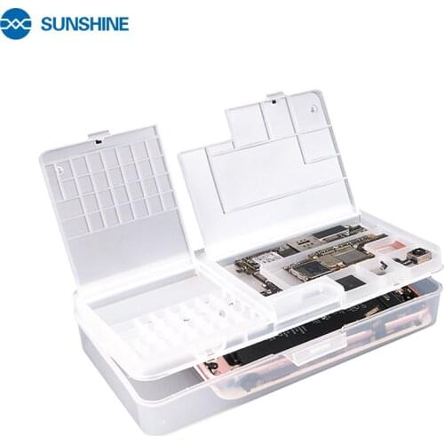 SUNSHINE SS-001A Multi-function Magic Box Mobile Phone LCD Screen Mainboard IC Component Plastic Organization Storage Box