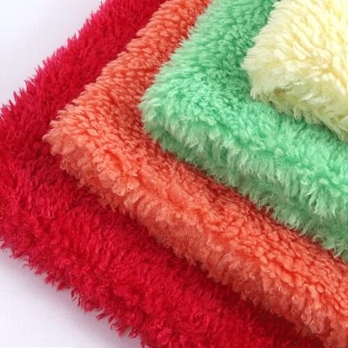 100*160cm New Style Polyester Prague Plush Fabric Autumn And Winter Clothing Bags Shoes Hats Imitation Wool Handmade DIY Fabric