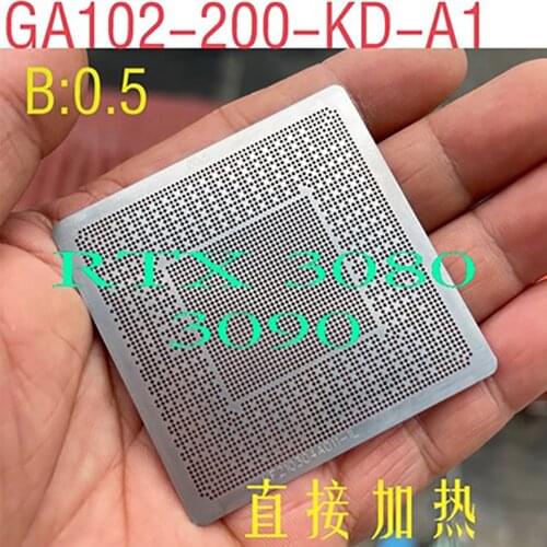 BGA Stencil For RTX 3080 3090 GA102-200-KD-A1 GA102-300-A1 GA102-875-A1 GA102-100-A1 GA102-225-A1 GA102-895-A1 GA102 Direct Heat