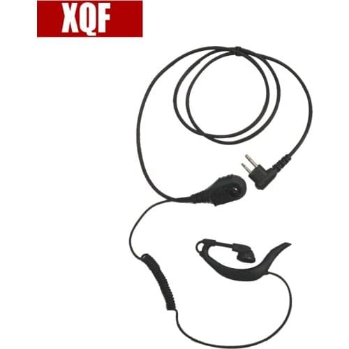 XQF Walkie Talkie lapel-style fashion PTT G Earpiece for Motorola 2 Pin EP450 GP2000 GP88 Two Way Radio