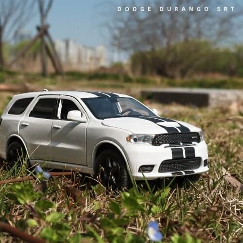 1:32 Dodge Durango SRT Car Alloy Sports Car Model Diecast Sound Light Super Racing SUV Collection Toys For Children Christmas Gi