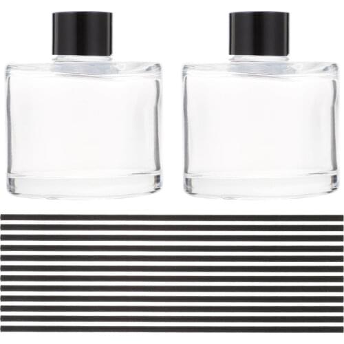 1 Set of Perfume Diffuser Sticks Glass Perfume Bottles Aromatherapy Bottles