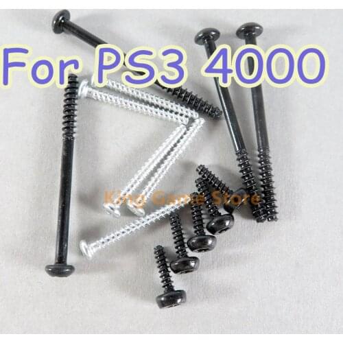 120sets/lot Screws For Sony Playstation 3 PS3 Super Slim CECH-4000 Housing Shell screws for ps3 4000 4k Console Repair Part