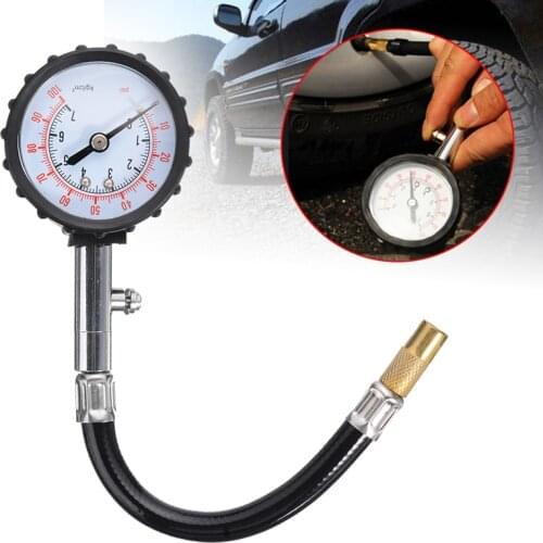 Auto CarTyre Air Pressure Gauge Measurement Inflator Bar PSI Meter Car Bike Van Motorbike Tire Pressure Tester Monitoring System