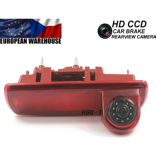 Car Brake Light Rear View Camera for 2014 Opel Vivaro / 2014 Renault Trafic with 8pcs IR Led lights Parking Stop Light HD Camera