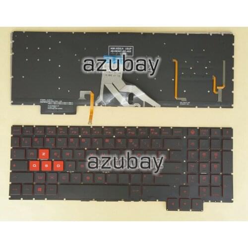 French Keyboard For HP Omen 15-ce000 15- ce000nf ce001nf ce002nf ce003nf ce004nf ce007nf ce008nf ce010nf ce011nf ce012nf Backlit
