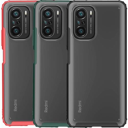 Hybrid Slim Armor Case For Poco F3 Xiaomi Redmi K40 Pro Drop resistance Clear Transparent Back Cover Shield Defender