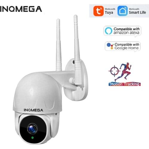 INQMEGA Wifi TUYA CAMERA Smart Cloud 1080P PTZ IP Camera Outdoor Auto Tracking Google Home Alexa Video Surveillance Cam MINI