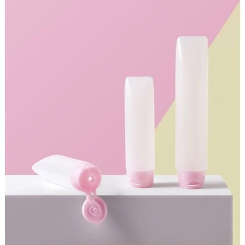 30ml 50ml Frosted Plastic Cream Squeeze Bottle 30g 50g Portable Cosmetic Facial Cleanser Soft Tube Shampoo Lotion Bottles Travel