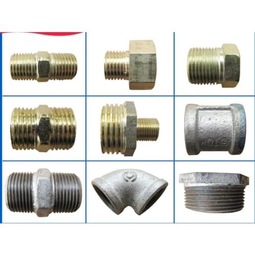 Copper double outer wire 4 points to 2 points to wire 1 inch to 6 points for the size head 3 points to 1 point reducing reducer