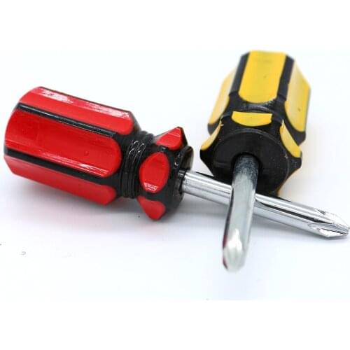 Mini small turnip head PHillips screwdriver car fender screwdriver Short Small Split Fender Tools hand tool