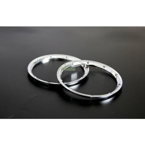 Plastic Chrome outside beadlocks Fits 1/5HPI ROVAN KM BAJA 5B 5T 5SC Losi 5ive-T RC CAR Parts