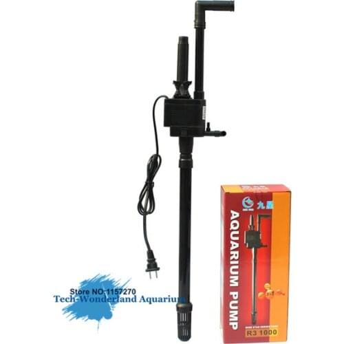 Super sound-off High-quality 3 in 1 submersible pump for aquarium oxygen pump filter pump fish tank water pump R3 1000 20W