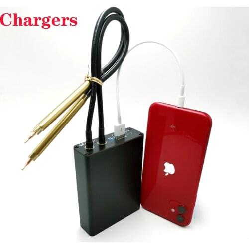 Portable spot welder rechargeable Adjustable small spot welder for 18650 battery spot welder 2.1 fast charging