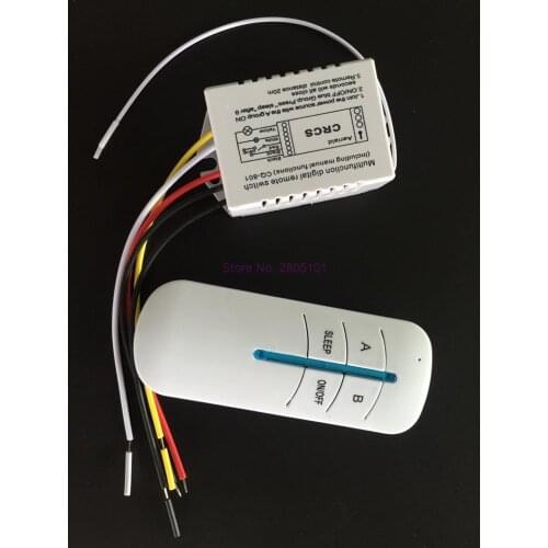 By dhl 50pcs ABS Wireless ON/OFF 1/2/3 Ways 220V Lamp Remote Control Switch Receiver Transmitter