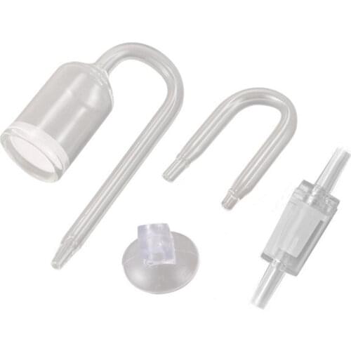 CO2 Diffuser Aquarium Fish Tank Bubble Reactor CO2 Regulator System Kit for Plants Atomizer Reactor Solenoid with Check Valve