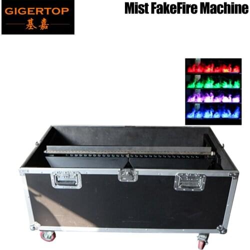 Gigertop Led Fake Flame Machine Mist System Colorful Flame Effect DMX512 Control Continual Flame Running for Stage TP-T162