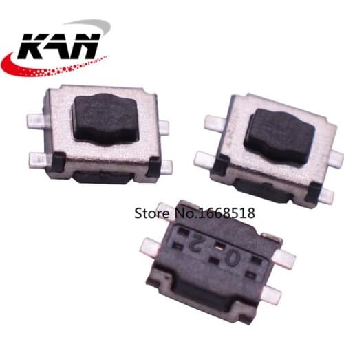 100Pcs/Lot Momentary Tactile Tact Push Button Switch 3 X 3.5 X 1.8Mm 4 Pin Smd Smt Mounting Type Switch Accessories
