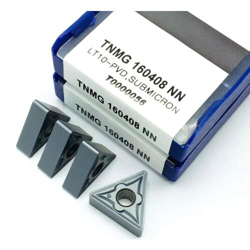 Carbide inserts LAMINA TNMG160408 NN LT10 TNMG160404 NN LT10 External turning tool 100% original CNC milling machine tool