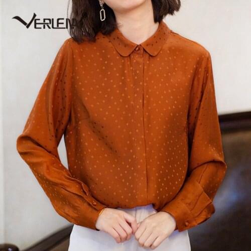 Коричневые блузки Verlena China At AliExpress