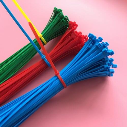 Xingo 250mm Self locking Nylon Cable Zip Ties 250pcs Plastic Colored Cable Zip Tie 40 lbs UL Rohs Approved Loop Wrap BundleTies
