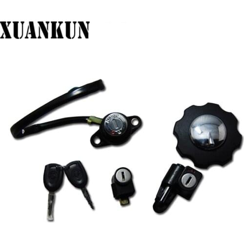 XUANKUN Motorcycle Lock Assembly CF125 Tank Switch Ignition Lock CFMOTO