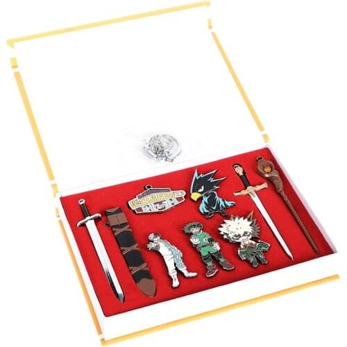 Anime my hero academia Alloy badge anime suit collection New Year Birthday Gift toy gift