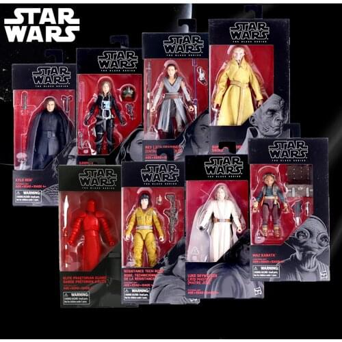 6 Inch Hasbro Star Wars Black Box Jedi Knight The Red Guards Maz Kanata The Last Jedi The Mandalorian Supreme Leader