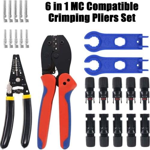 6 in 1 SOLAR TERMINAL CRIMP TOOL SET 2546B CRIMP PLIERS Hand tool set kits LY-2546B Solar Connectors Plier PRESS PLIERS