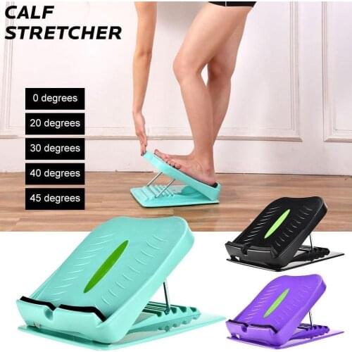 Anti-Slip Adjustable Foot Calf Stretcher Incline Board Body Stretching Tool for Sports Yoga Massage Fitness Pedal Stretcher