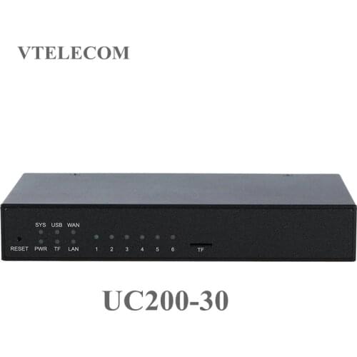 Asterisk mini IP PBX UC200-30 with 120 users VOIP pbx system