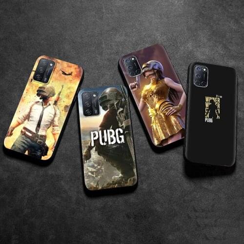 PUBG Game Cover for Oppo A53 A52 A9 2020 Find X2 Lite Reno 3 4 Pro Ace F11 A94 A74 5G Cell Phone Case Shell Coque