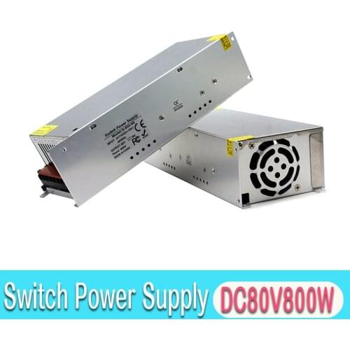 DC80V 10A 800W Power Supply Switch Powers Source DC 80V SMPS for CNC Router Equipment Machine Stepper Motor Printer