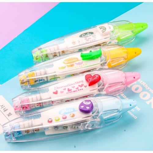 Kawaii Animals Press Type Decorative Correction Tape Christmas Gift Diary Stationery School Supply Gift for Student