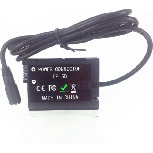 EN-EL15 ENEL15 Fully Decoded Dummy Battery Pack External Portable DC Coupler Connector for Nikon D7500 D7200 D850 D810 D800 D750