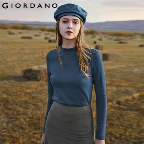Женские футболки с длинным рукавом Giordano China At AliExpress