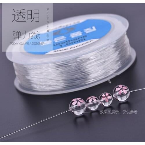 Korea transparent crystal line, elastic line, bracelet string rope line, string beads beads line, elastic rope
