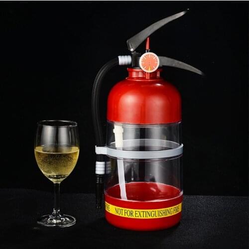 Creative Fire Extinguisher Modeling Wine Cooler Red Wine Whiskey Beer Separator 2L Large Capacity Design for Bar Party Dinner